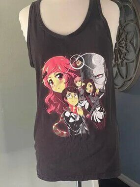 Harry Potter Muscle Shirt with Anime Characters